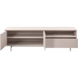 TV-meubel Famosa 2 deurs 1 lade 1 klep stone grey decor