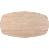 Eettafel Mascaro 190x102 cm Deens ovaal Misty Oak
