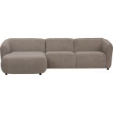 Hoekbank Lavanga polyether taupe