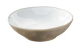 Ontbijtbord Pronto zand/wit aardewerk, 20 cm
