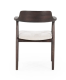 Eetstoel Younes bruin gelakt