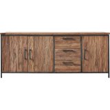 Dressoir Romaro 80 x 195 teak mix rough