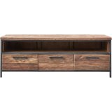 Tv-meubel Romaro  54 x 147 teak mix rough