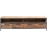 Tv-meubel Romaro 54 x 200 teak mix rough