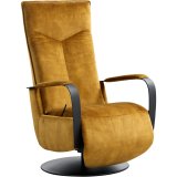 Relaxfauteuil Seduto HR-schuim zitting handmatig verstelbaar gold