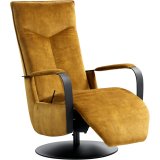 Relaxfauteuil Seduto HR-schuim zitting handmatig verstelbaar gold