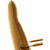 Relaxfauteuil Seduto HR-schuim zitting handmatig verstelbaar gold