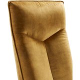 Relaxfauteuil Seduto HR-schuim zitting handmatig verstelbaar gold