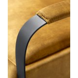 Relaxfauteuil Seduto HR-schuim zitting handmatig verstelbaar gold