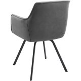 Armstoel Turelli antraciet
