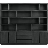 Boekenkast Lavio 210 x 242 black