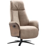 Relaxfauteuil Serio (draaibaar) microleder bull 84 clay