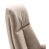 Relaxfauteuil Serio (draaibaar) microleder bull 84 clay