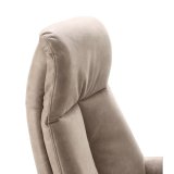 Relaxfauteuil Serio (draaibaar) microleder bull 84 clay
