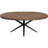 Eettafel Mascaro uitschuifbaar 140(180) dark mango