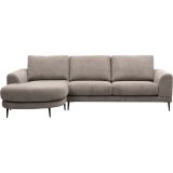 Hoekbank Aziri pocketveren met visco taupe