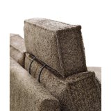 Hoekbank Andelo polyether met HR schuim en visco wood