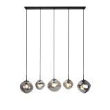 Hanglamp Macato smoke glas 5 lichts
