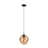 Hanglamp Macao amber glas 1 lichts