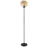 Vloerlamp Macato amber glas 1 lichts