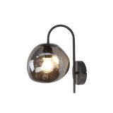Wandlamp Macato smoke glas 1 lichts