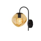 Wandlamp Macato amber glas 1 lichts