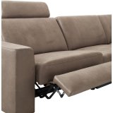 Hoekbank Muscolo elektrische relaxfunctie en zitdiepte bonellvering met HR schuim wood