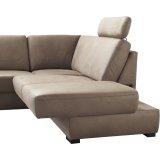 Hoekbank Muscolo elektrische relaxfunctie en zitdiepte bonellvering met HR schuim wood