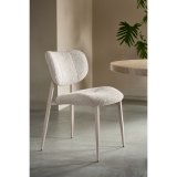 Eetstoel Gomba stof touch toffee