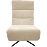 Draaifauteuil Novia stof macan 01-naturel