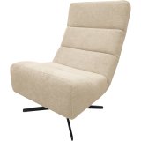 Draaifauteuil Novia stof macan 01-naturel