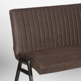 Eetkamerbank Matz antraciet, 145 cm