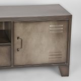 Tv-meubel Fence vintage metaal, 150x40x55 cm