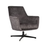 Fauteuil Toby antraciet