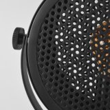 Tafellamp Muse zwart metaal, 20x20x60 cm