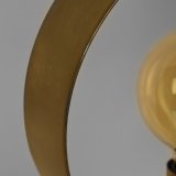 Tafellamp Ray goud en zwart metaal, 26x10x40 cm