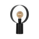 Tafellamp Ray zwart metaal, 26x10x40 cm