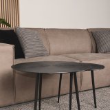 Hoekbank Kay taupe schuim zitting taupe