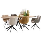 Eettafel Romaro 200 x 95 teak mix rough