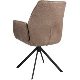 Armstoel Ombrone taupe