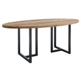 Eettafel Vinito 200 cm naturel visgraatmotief