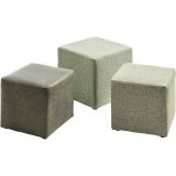 Hocker Roby 40x40 cm vierkant turtle