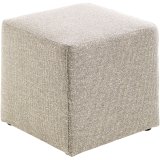 Hocker Roby 40x40 cm vierkant clay