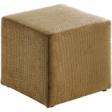 Hocker Roby 40x40 vierkant curry