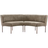 Eetbank Cenare 230 cm taupe