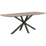 Eettafel Tesino deens ovaal 200x100 cm natural canella oak