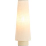 Tafellamp Dazoi creme linnen met linnen wit