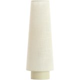 Tafellamp Dazoi creme linnen met linnen wit