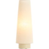 Tafellamp Dazoi creme linnen met linnen wit