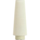 Tafellamp Dazoi creme linnen met linnen wit